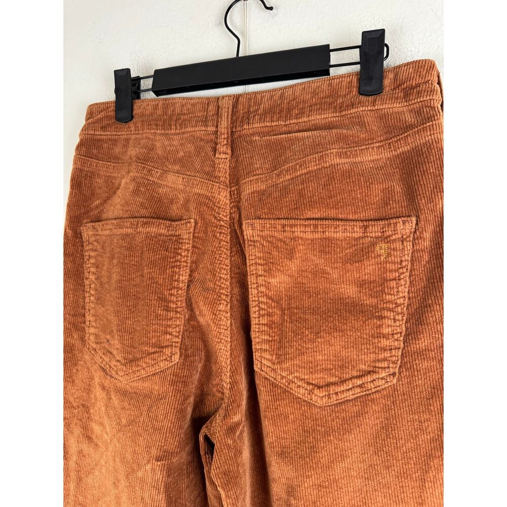 Pilcro Scotty Cuffed High Rise Straight Corduroy Pants Adobe 27 - Picture 10 of 15